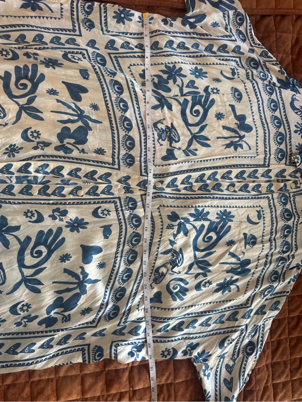 Anthropologie Corey Lynn Carter Long Sleeve Printed Shirt Dress - Picture 5 of 6